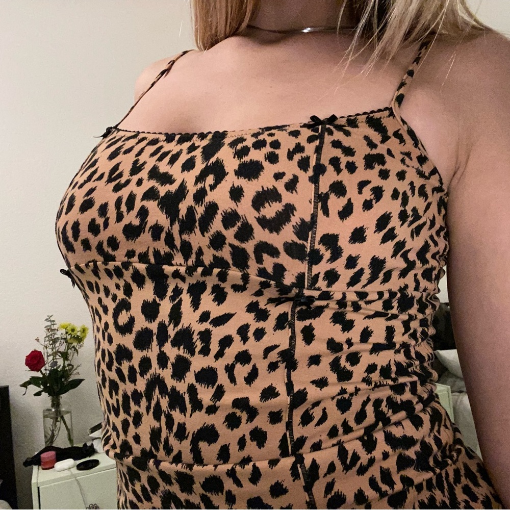 BETSY JOHNSON LEOPARD TANK🐅